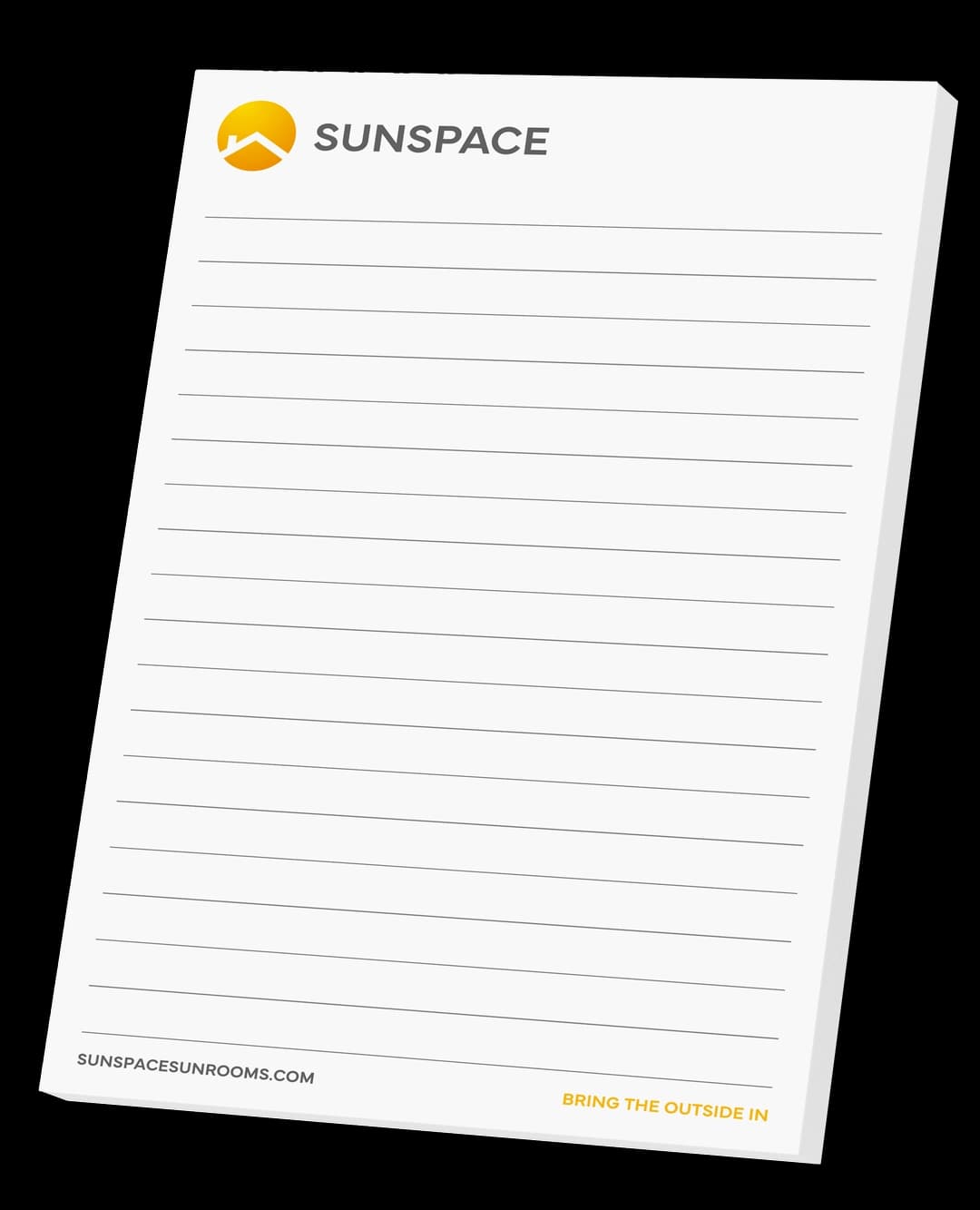 Notepad lined - 5,5" x 8,5"